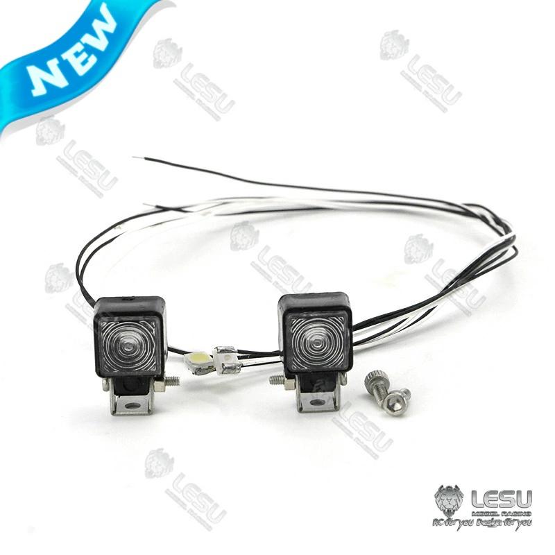 Rc Excavator Hydraulic - Foco blanco para camión 1/14, S-1231,