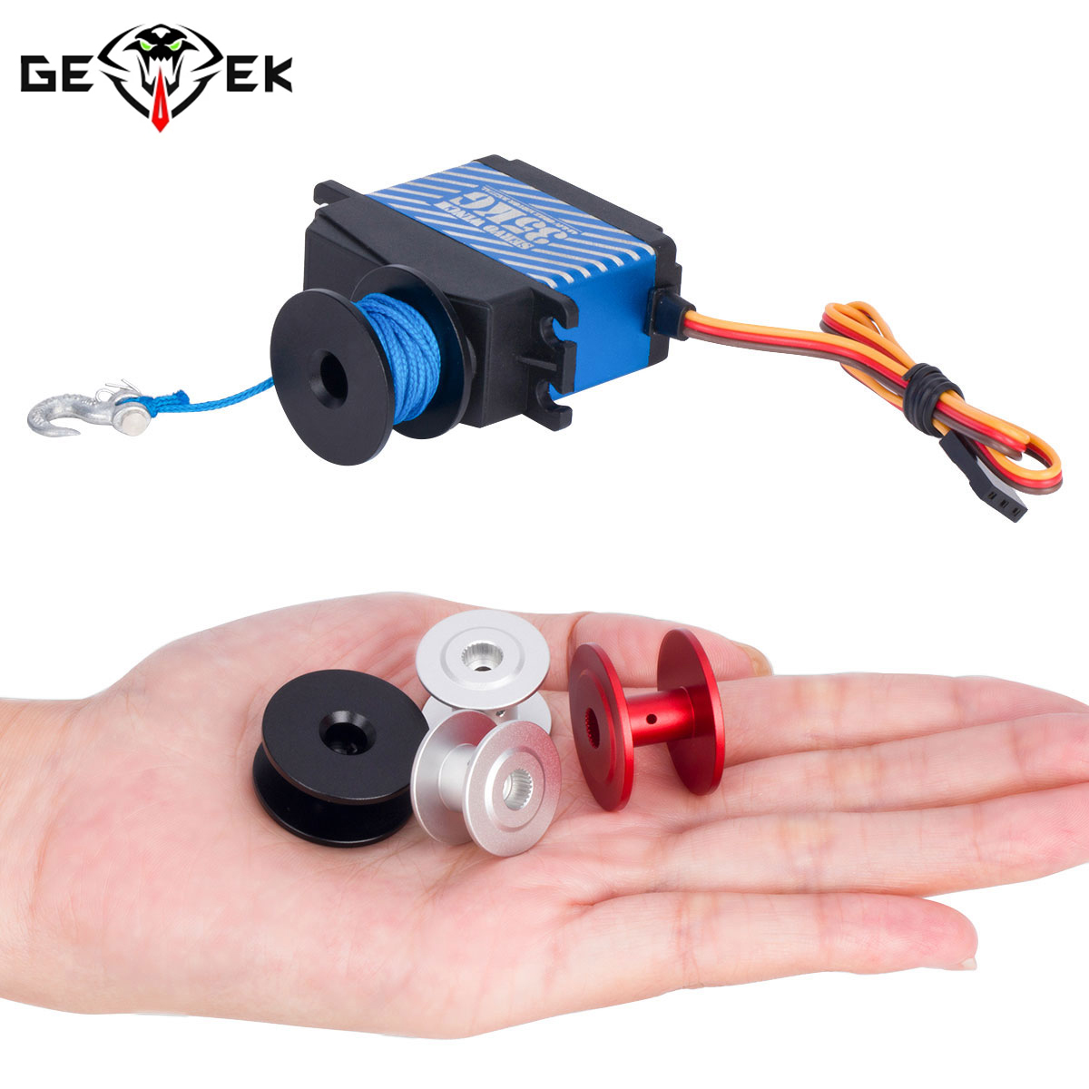 Rc Hobby Tools - Carrete de cabrestante Servo para engranaje