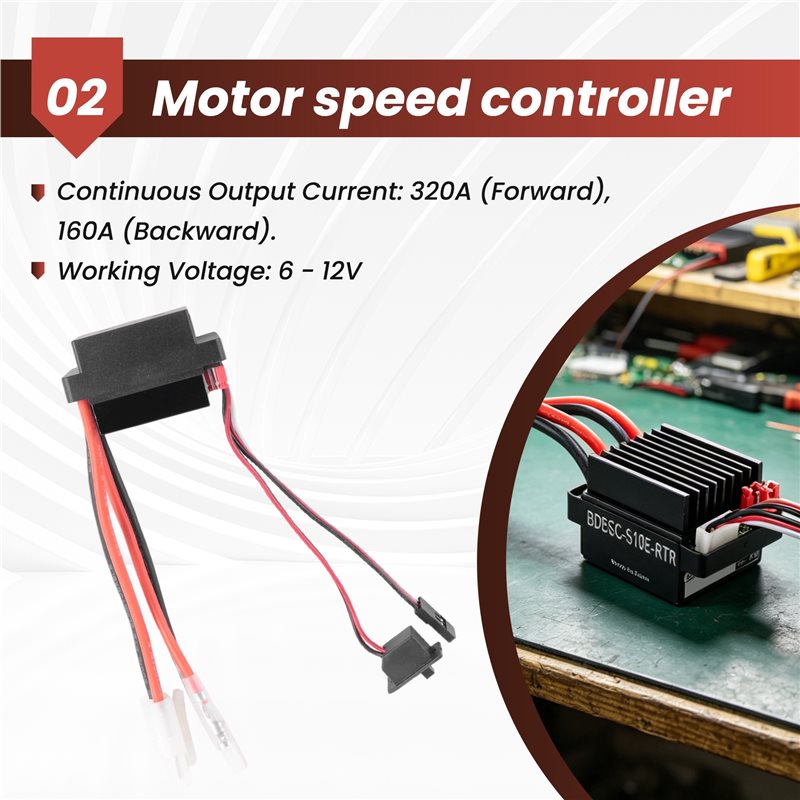 Controlador de velocidad ESC 3 - Rc And Hobby reseña y precio