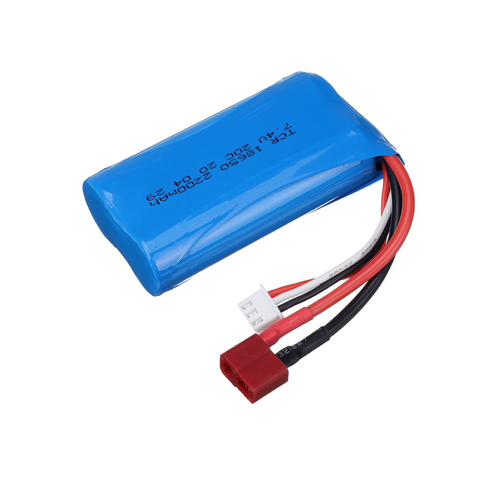 Batería Lipo de 7,4 V, 2200mAh - Rc And Hobby reseña y precio