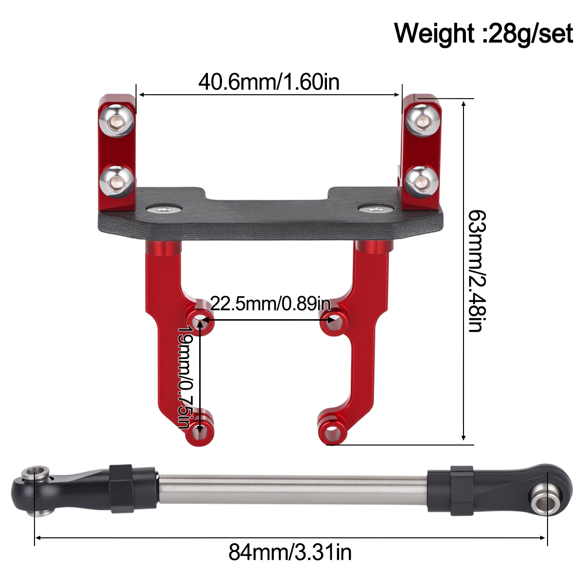 Base de Montaje de Servo de Al - Rc Hobby Tools reseña y precio