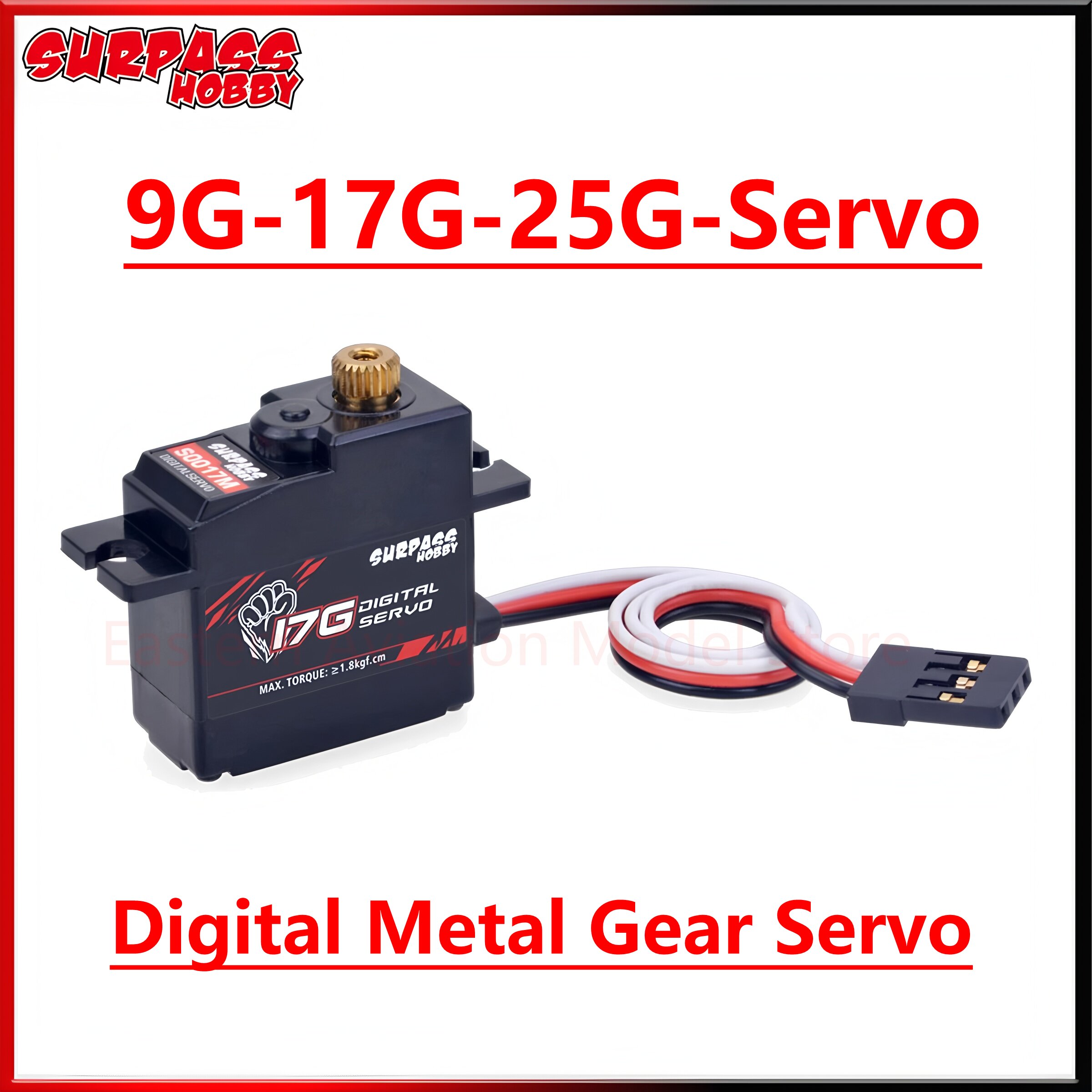 Surpass Hobby S009M 9G S0017M  - Rc And Hobby reseña y precio