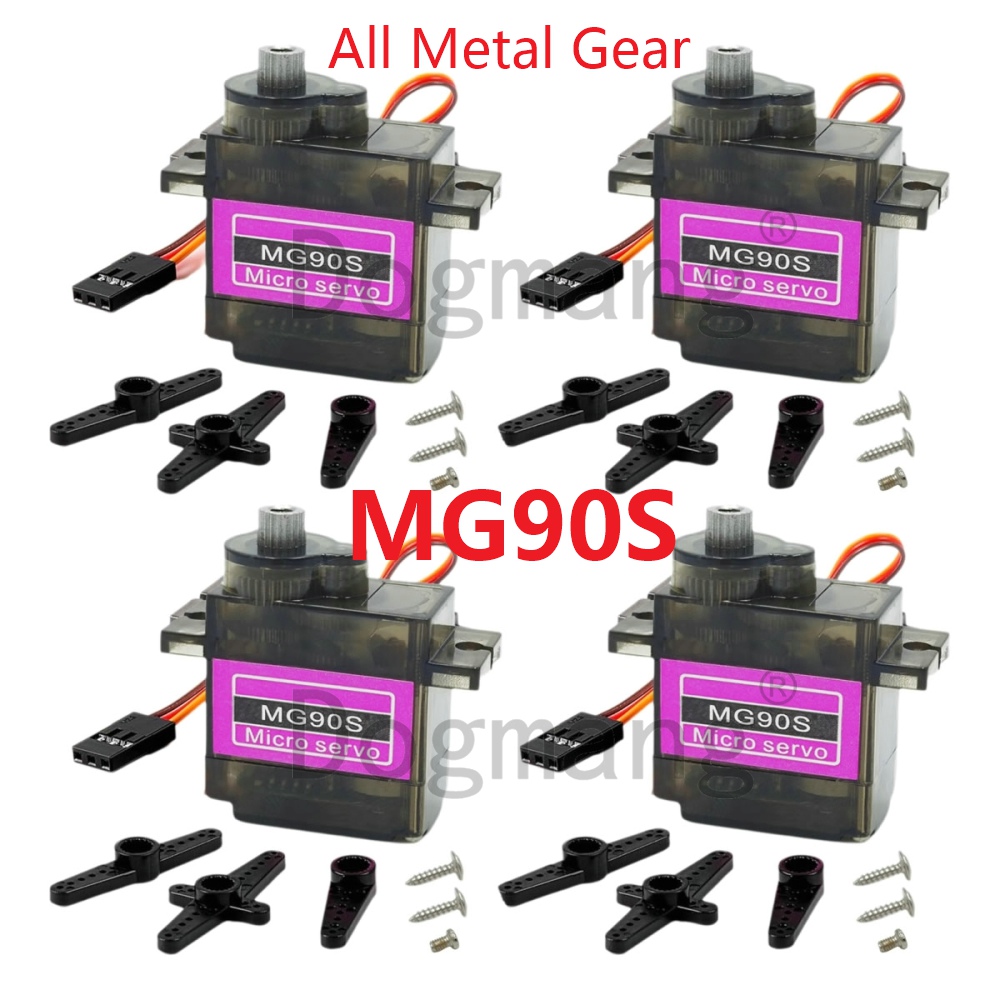 Servo MG90S, 1/2/4/10/20/50 Ud - Servo Metal Gear reseña y precio