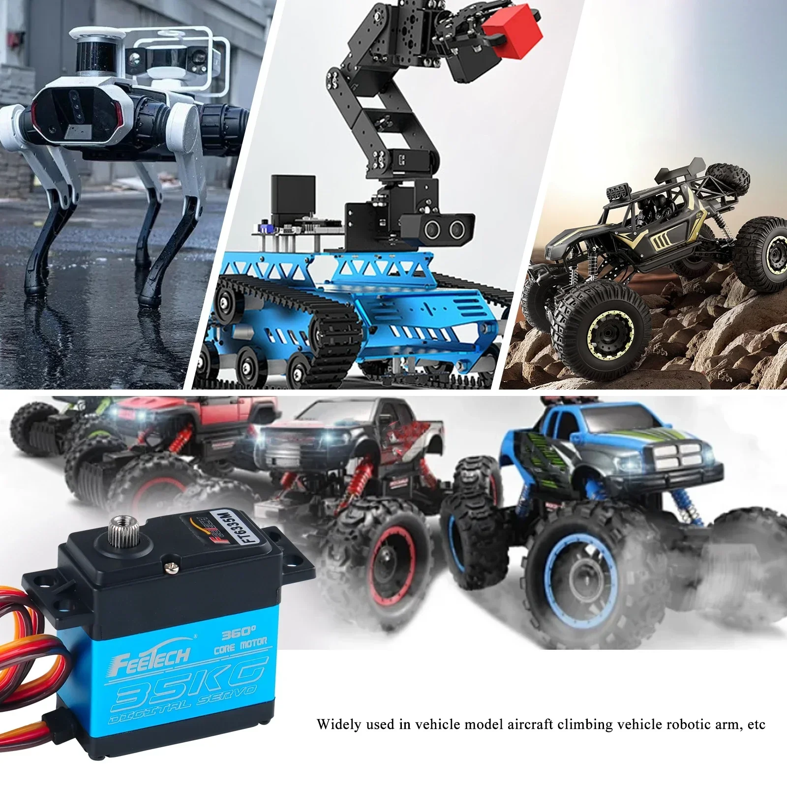 Feetech FT6335M Servos digital - Servo Metal Gear reseña y precio